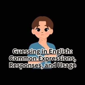 Guessing in English